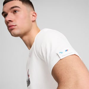 Camiseta estampada de automóvil de BMW M Motorsport para hombre, PUMA White, extralarge